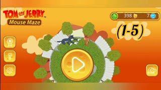 لعبة توم وجيري متاهة الفأر المرحلة 1, 2, 3, 4, 5, Tom and Jerry Mouse Maze game Level screenshot 2