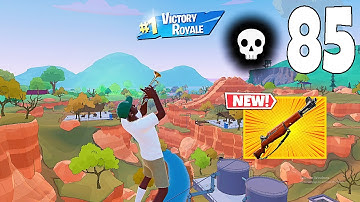 85 Elimination Solo Vs Squads "Zero Build" Gameplay Wins (NEW Fortnite Simpsons Mini Season 2 PC)