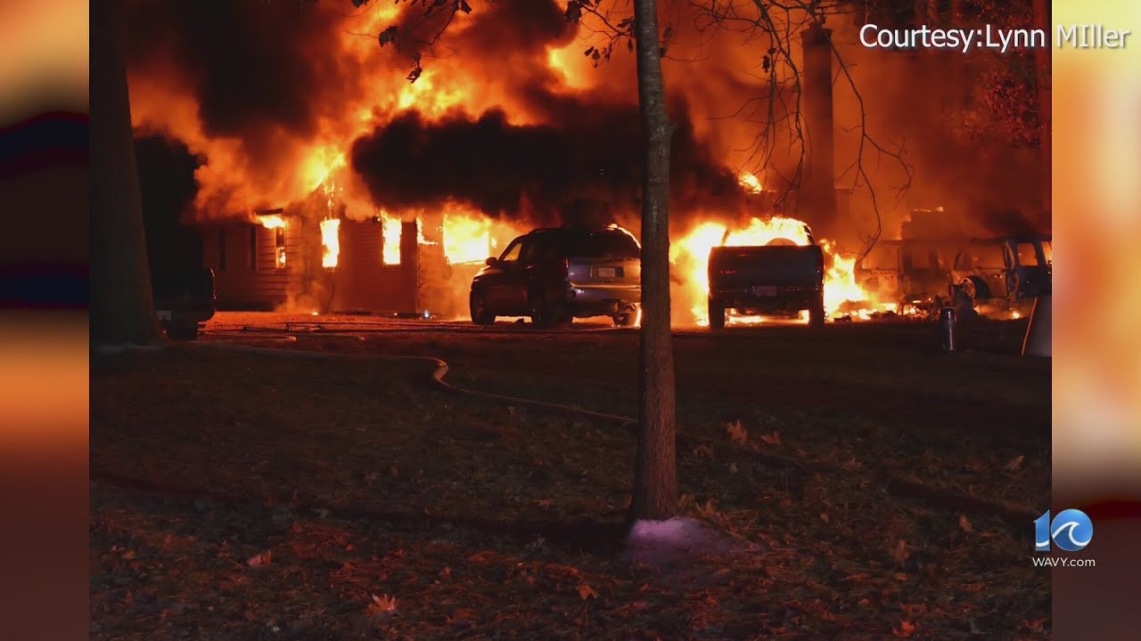HFR: 1 dead in house fire on Tidewater Drive - YouTube