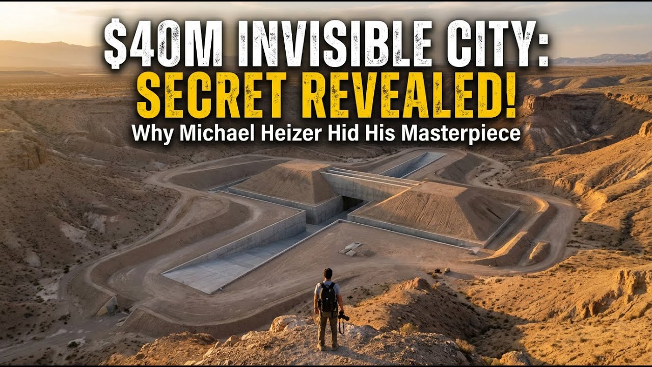 The $40 Million Invisible City: Why Michael Heizer Hid His Masterpiece