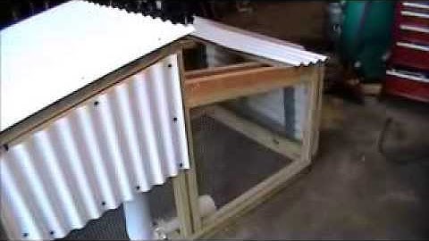DIY Build a Chicken Tractor step by step