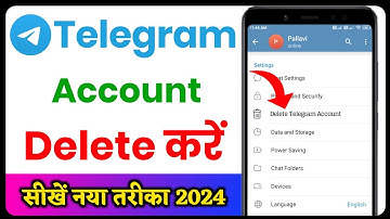 How To DELETE Telegram Account 2024 Permanently, Telegram Account Delete Kaise Kare 2024
