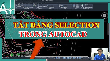 Tắt bảng selection trong cad, hướng dẫn bỏ selection ở cad 2010 trở lên