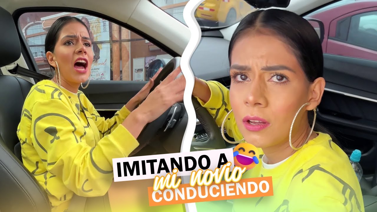 Imitando a mi novio cuando conduce🚗😂