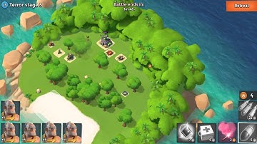 Boom Beach Gameplay Walkthrough - Terror Stage 3 for Android/IOS