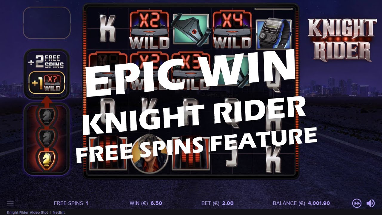 EPIK MENANG!  - Fitur Putaran Gratis Game Slot Knight Rider