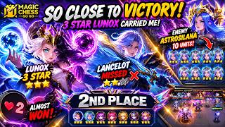 😱 3 STAR LUNOX vs 10 ASTRO POWER! 🔥 SO CLOSE TO VICTORY! | Magic Chess Go Go