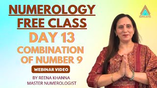 Free webinar Combination of Number 9 || Free Numerology classes