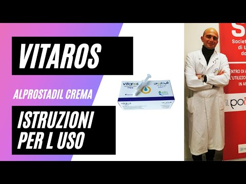 Tutorial sull utilizzo del Vitaros (Alprostadil crema) nella  disfunzione erettile