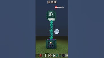 How To Make Modern Lamp In Minecraft 😉 #shorts