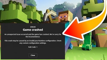 Minecraft Exit Code 1 - How to Fix it