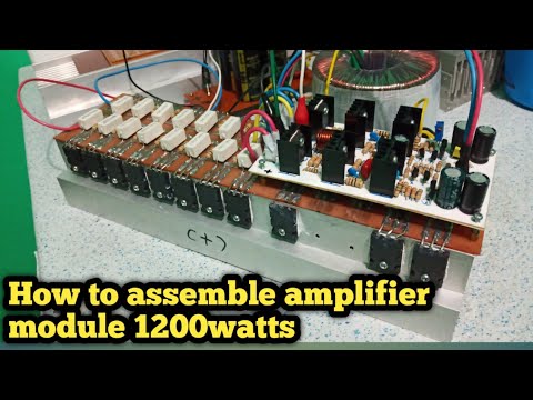 Video: How To Assemble An Amplifier