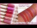 Свотчи Stila Cosmetics Plumping Lip Glaze | Все 6 оттенков | Блеск-глазурь для увеличения объема губ