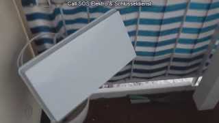 TV HiFi Video  Installation einer Satellitenantenne (Flachantenne)