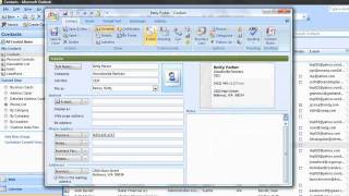 Creating Contact Categories (Outlook 2007)
