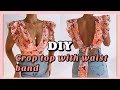 Diy crop top | floral top | diy clothes