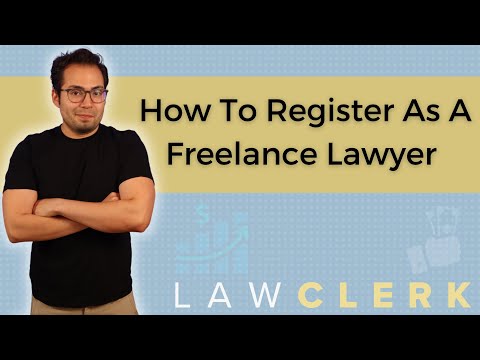 How To Register As A Freelance Lawyer