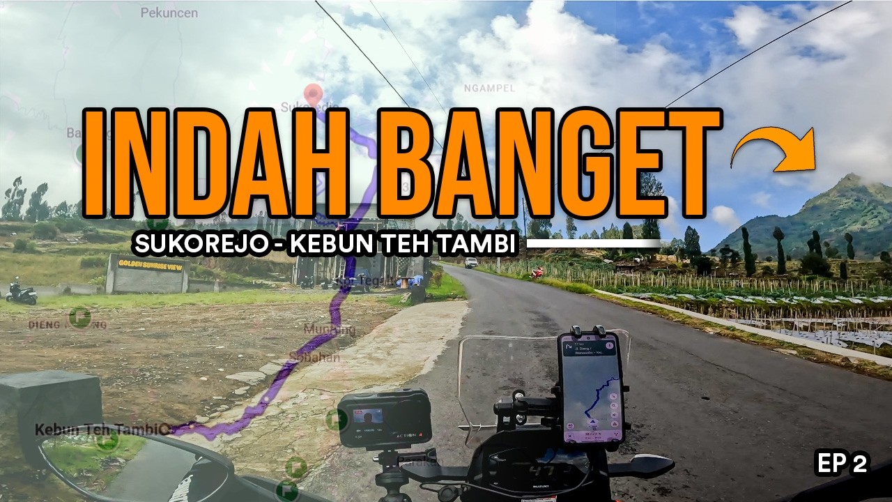 Nemu Tempat Indah Banget  V-Strom 250SX Menuju Telaga Menjer | Ep.1