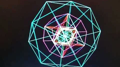 Platonic Solids Nesting within each other.