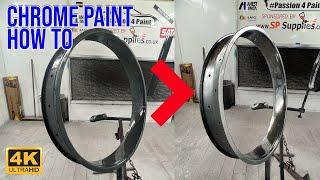 Turning Wheels Chrome - Multi-Mix HYPER SILVER Virtual Chrome Effect Paint by Tony's Refinishing 7,758 views 1 year ago 23 minutes