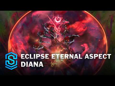 Eclipse Eternal Aspect Diana Skin Spotlight - Pre-Release - PBE Preview - League of Legends thumbnail
