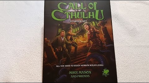 Call of Cthulhu Starter Set Unboxing