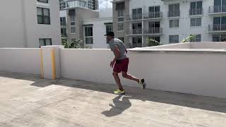 Interval Shuttle Run - at home cardio exercise