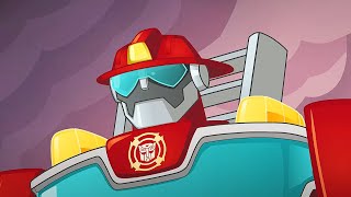 Rescue Bots | Season 3 Episode 9 | Heatwave on the Case | Kids Cartoon | Transformers Junior