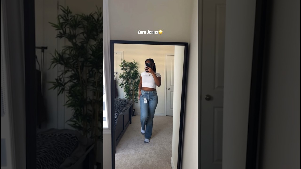 Zara Jeans Try On🌟 