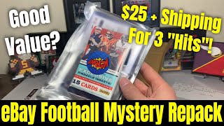 $25+Shipping For This eBay Football Mystery Hot Pack! I Think It Was Worth The Price! Do You?!