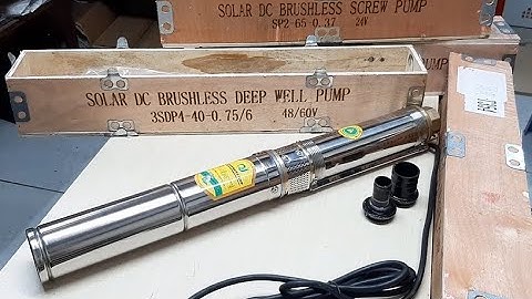 Solar Pump - Bơm nước năng lượng mặt trời 48-60v 750w/40m - 4 m^3/h