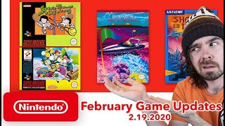 TERRIBLE UPDATE! NES \& Super NES - February Game Updates - Nintendo Switch Online