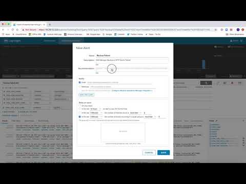 Create Alert in Log Insight for NSX-T Backup Failures