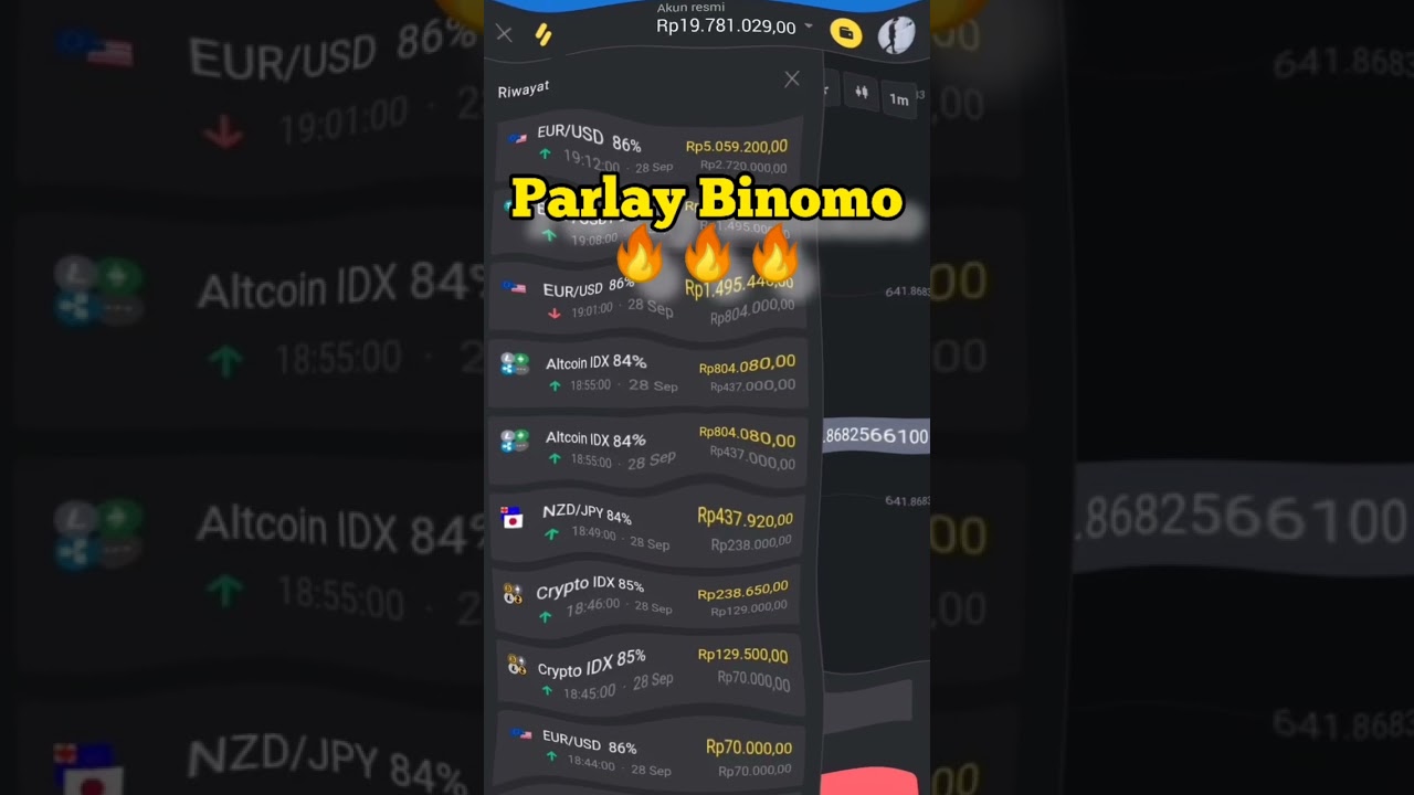 Trading Binomo Binaryoption Profit Puluhan Juta 🔥 | TIDAK UNTUK DITIRU 