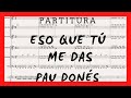 CHARANGA - Eso que Tú me Das (Pau Donés) - Partitura