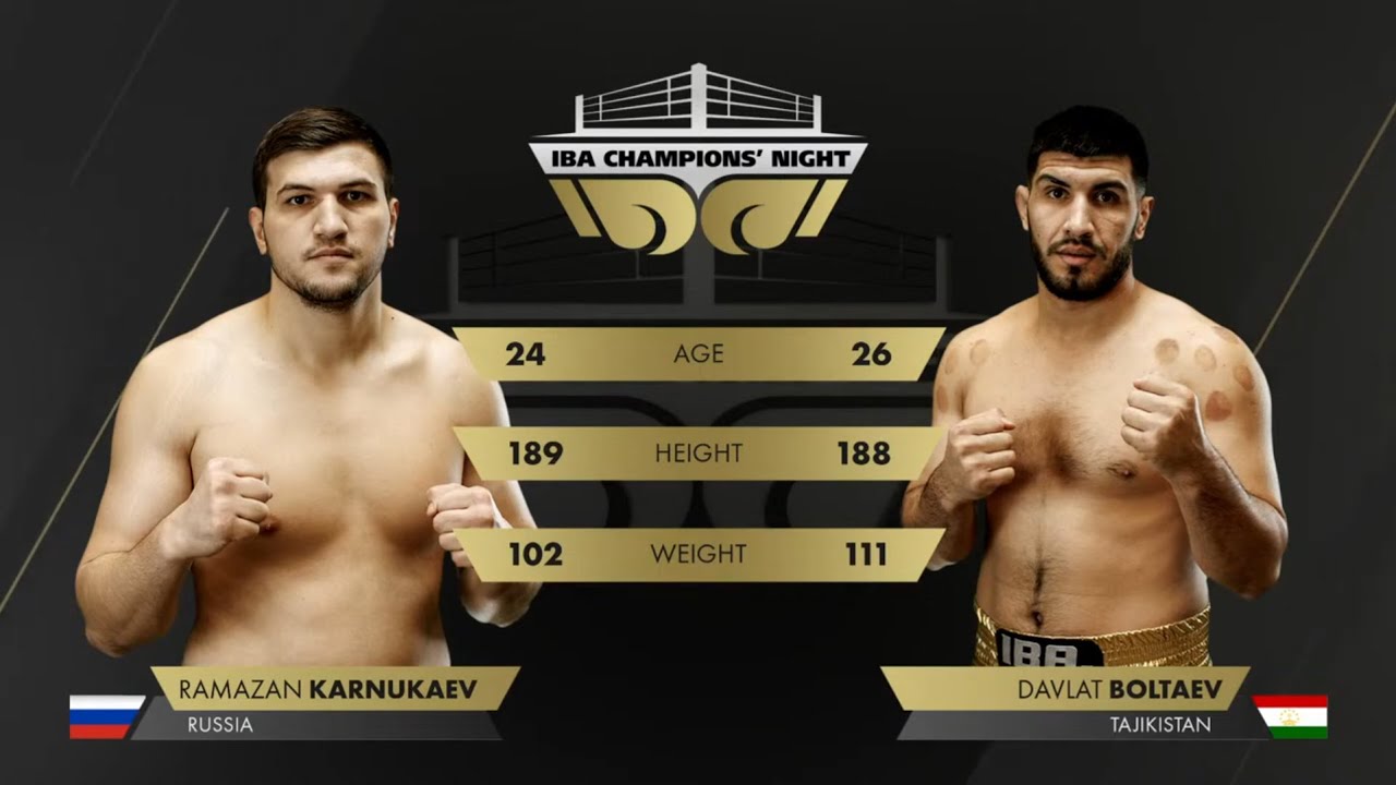 +92kg Karnukaev Ramazan (RUS) vs Boltaev Davlat (TJK) | IBA Champions’ Night | March 7, 2025