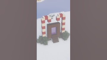 Minecraft Christmas Nether Portal Idea!