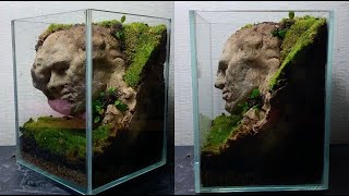 Making cement decorations on terrariums. by 회색벌레 GreyWorm 63,435 views 2 years ago 4 minutes, 15 seconds