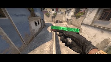CS:GO New Skins Update: Factory New Glock-18 Gamma Doppler Emerald Showcase