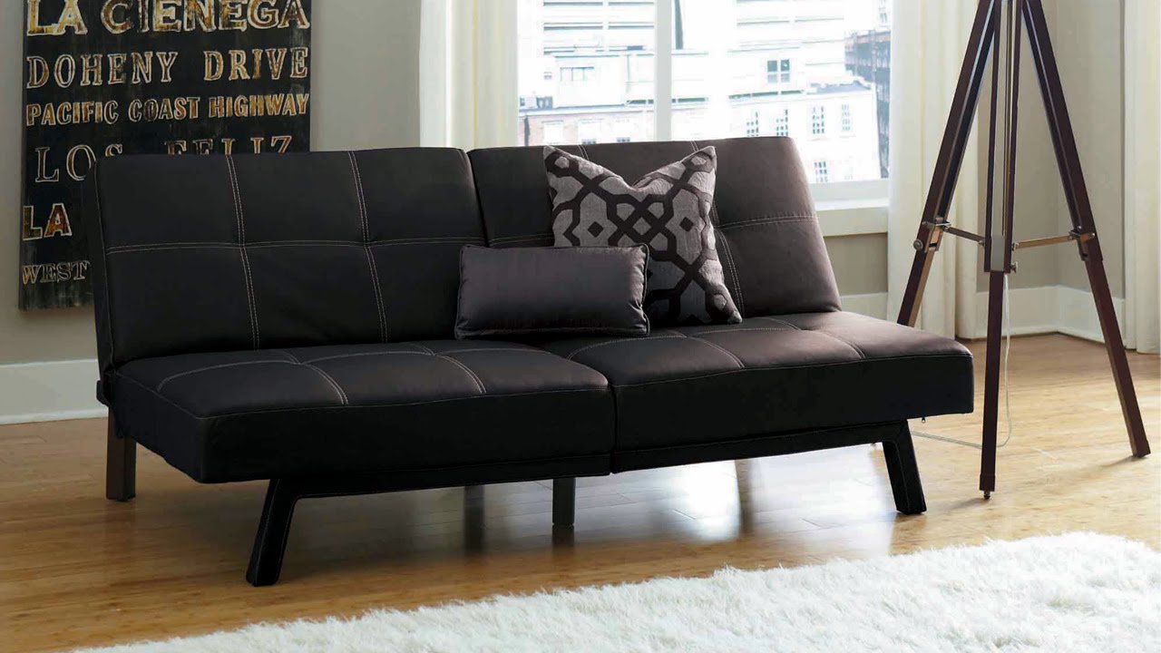 Delaney SplitBack Futon Sofa Bed YouTube