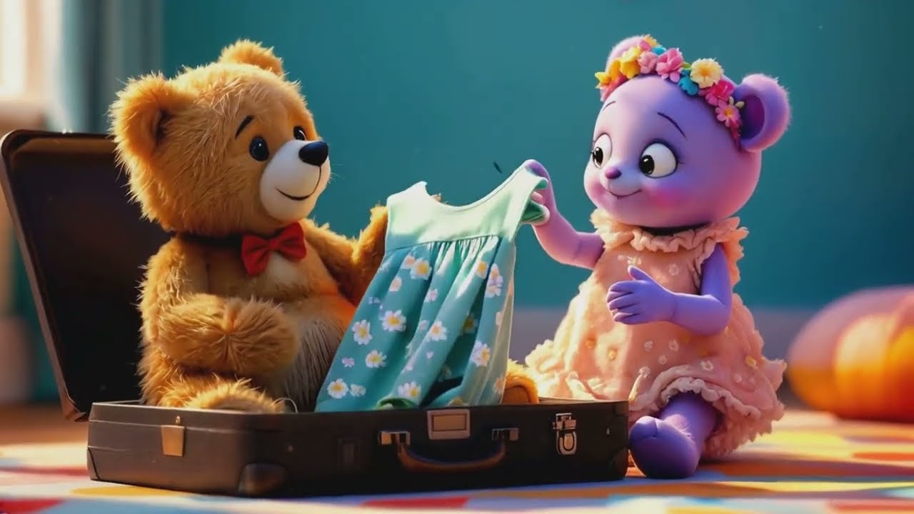 POLLY GLOTTY and her friends PACK her SUITCASE for a TRIP!