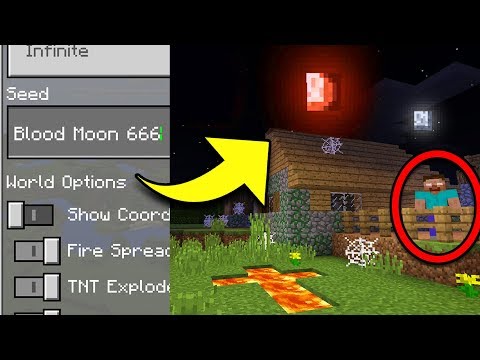 CURSED BLOOD MOON SEED in Minecraft! How to Summon the SECRET RED MOON!