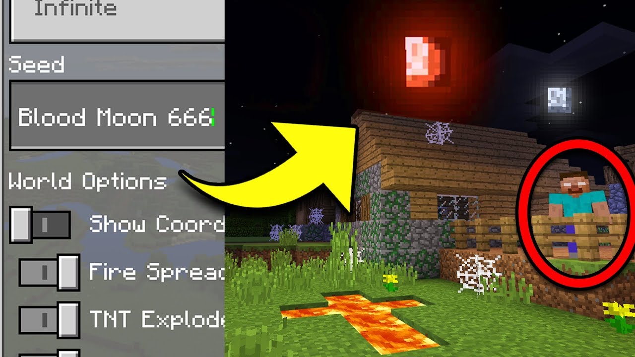 CURSED BLOOD MOON SEED in Minecraft! How to Summon the | Doovi