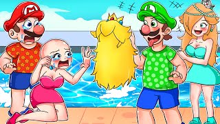 Peach Lost Her Long Hair?! - What Happened?! - The Super Mario Bros Animation