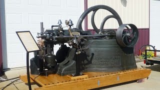 1882 Crossley Slide Valve Flame Ignition Engine After Restoration