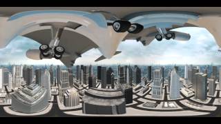 360 Video test - Airplane and the City