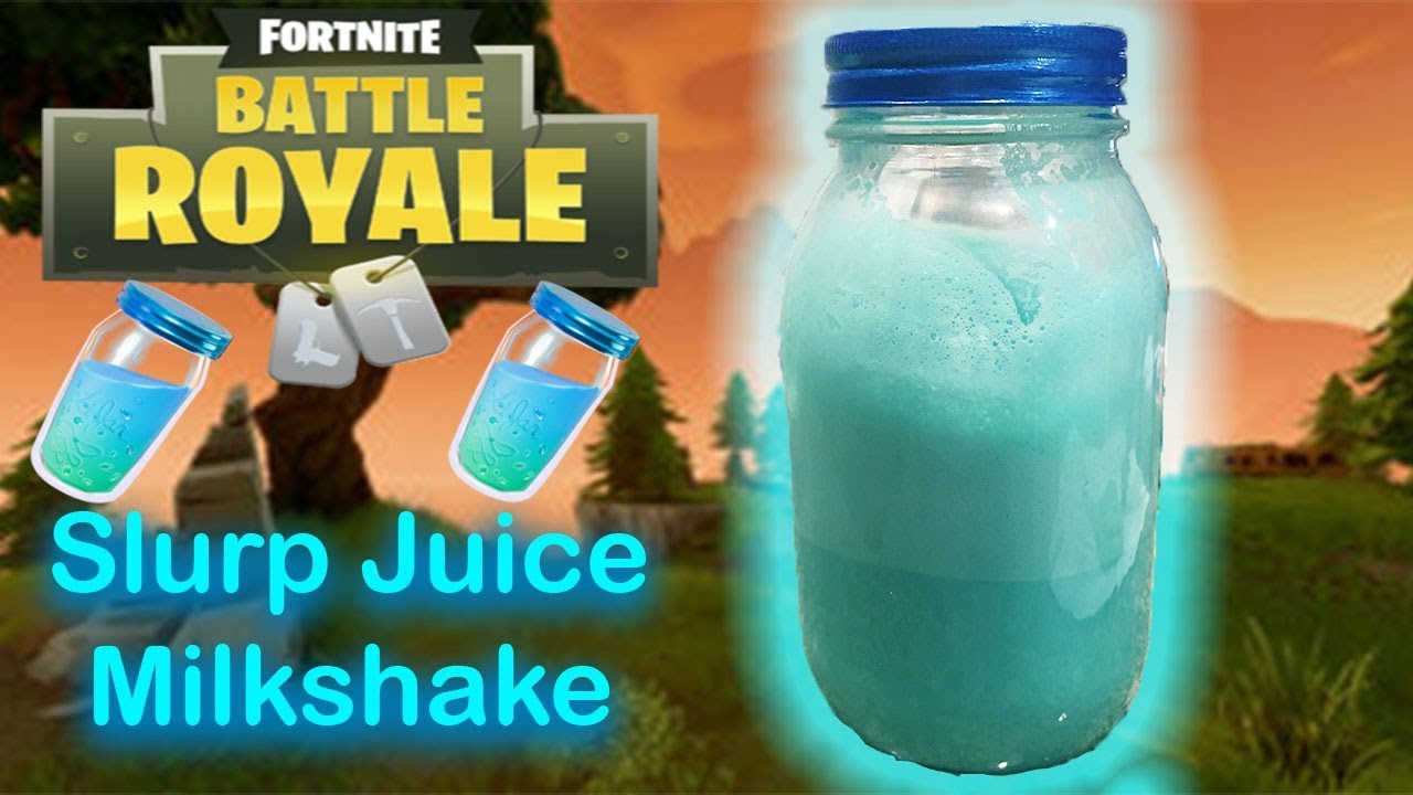 How to make Fortnite Slurp Juice Milkshake YouTube