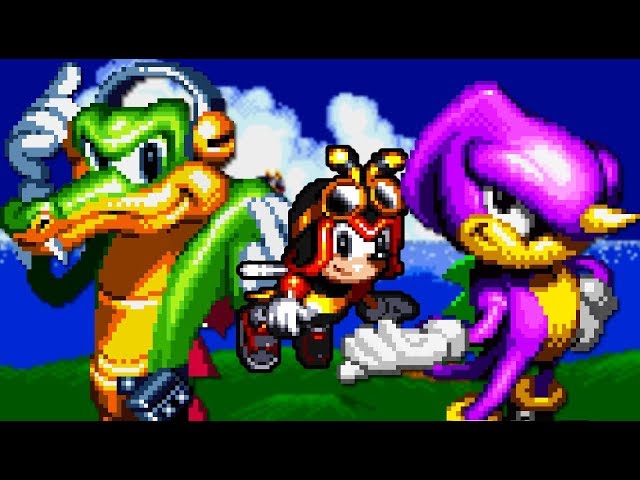 Sonic Classic Heroes (Team Chaotix) All Bosses (No Damage) 