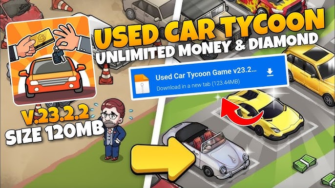 Used Car Tycoon Game Mod apk [Unlimited money][Unlocked][VIP