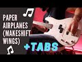 Afi  paper airplanes makeshift wings bass cover w tabs on screen
